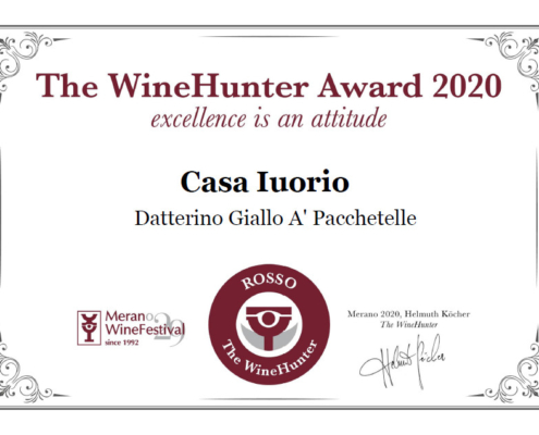 Diploma rosso datterino giallo a pacchetelle