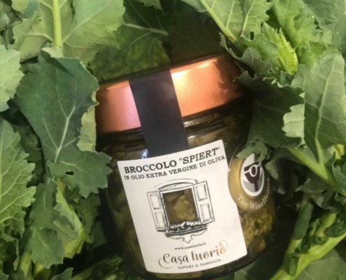 Broccoli 'spiert in olio extra vergine di oliva